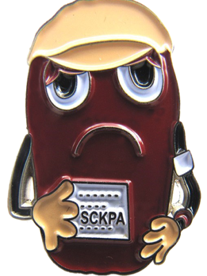 Sidney da Kidney Lapel Badge